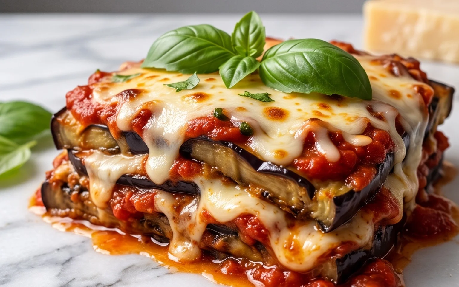 Parmigiana Aubergine : Sans Friture, Délice Italien